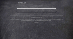 Desktop Screenshot of kidtoys.com